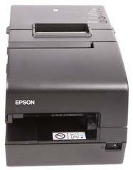 Epson TM-H6000V Hybrid Printer; USB Power / Ethernet, Knife/ MICR. Endorser, New