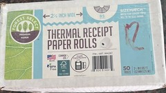 Forest Select Thermal Receipt Paper 50 Rolls-2:1/2 In X85ft (57mmx25m) SizeMatch