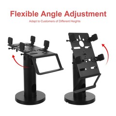 Card Machine Bracket Pos Stand Rotating for Counter Adjustable Credit Holder