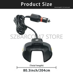 US DC Vehicle Auto Charger Cable for Zebra TC70 TC75 TC77 TC70X CHG-TC7X-CLA1-01