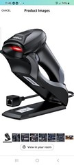 TEEMI QR Bluetooth Barcode Scanner with Wall Mountable USB Charging,TMSL-56CR
