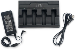 4-Slot Battery Charger SAC3600-4001CR for Zebra Barcode Scanners DS3678, DS3600,