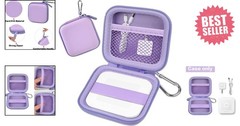 Durable Purple Card Reader Case with Carabiner for Square EMV Payment Solutions