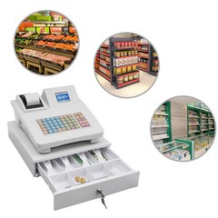 Electronic Cash Register Pos System Supermarket Bar Retail Shop with Cash Drawer