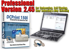 NOTEBOOK + DCPrint PRO 150i Card Software BUNDLE for Datacard 150i Embosser