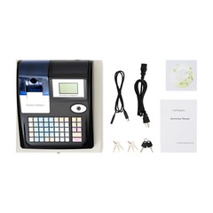 Electronic POS System Cash Register LED Display For Retail W/ Drawer 48 Keys US