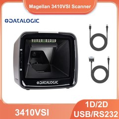 Datalogic Magellan 3410VSI USB/RS232 Desktop Fixed 2D Barcode Scanner with Cable