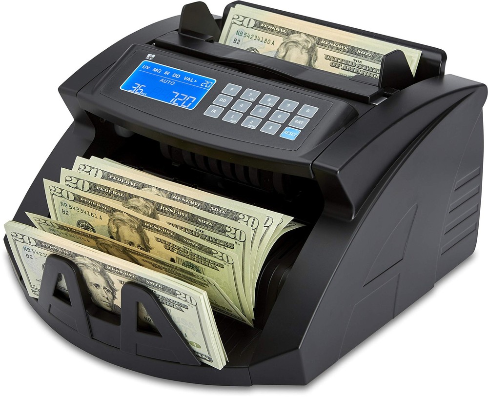 ZZap Bill Value Counter & Counterfeit Detector – Money Cash Currency Machine …