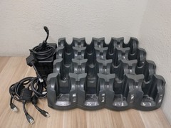 LOT OF 3 – Symbol Motorola CHS3000-4000C 4-Slot Chrg Station, 1x CRD3000-4000E
