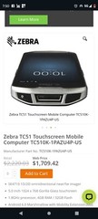 Zebra TC510K-1PAZU4P-US Touch Computer Barcode Scanner
