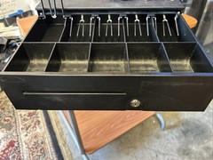 APG Heavy Duty Cash Drawer POS Register Till 16×16 w/ Key Clean & Tested
