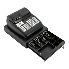 Electronic POS System Cash Register LED Display For Retail W/ Drawer 47 Keys US