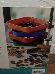 NEW – PEN & GEAR – COIN SORTING TRAYS 4 TRAYS & 40 COIN WRAPPERS INCLUDED