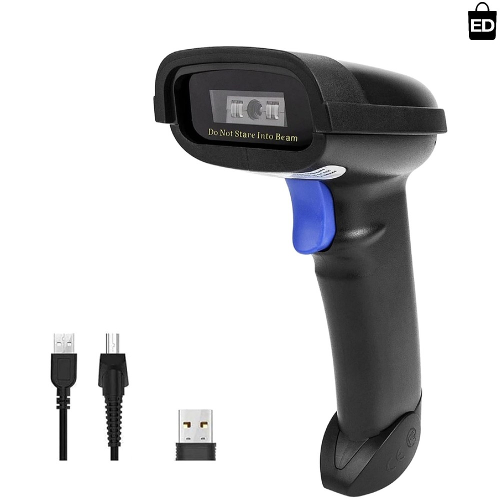 High-Resolution Bluetooth Barcode Scanner with 2600mAh Battery – NT-1228BC
