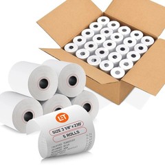5 Rolls 3 1/8 x 230 Thermal Paper Receipt Premium Printer POS Cash Registers