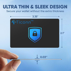 RFID Blocking Cards – 4 Pack, Premium Contactless NFC Debit Credit Card Passport