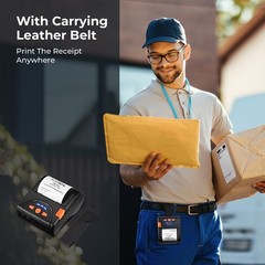 MUNBYN Bluetooth Receipt Printer, 58mm Mini POS Receipt Printer, Android 2 Mobil