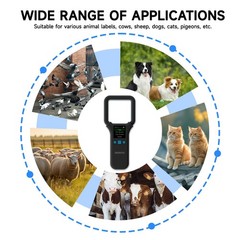 ISENVO Pet Microchip Scanner, Rechargeable Bluetooth Pet Chip Scanner(190E)