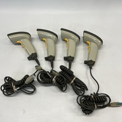 Lot Of 4 Symbol LS 4000I USB Barcode Scanner, LS400i Scanner