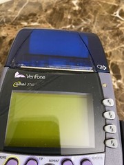 Verifone Omni 3750 Credit Card Terminal – For Parts AS IS Untested