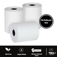 3 1/8 x 230 ft BPA Free Thermal Receipt Paper Rolls
