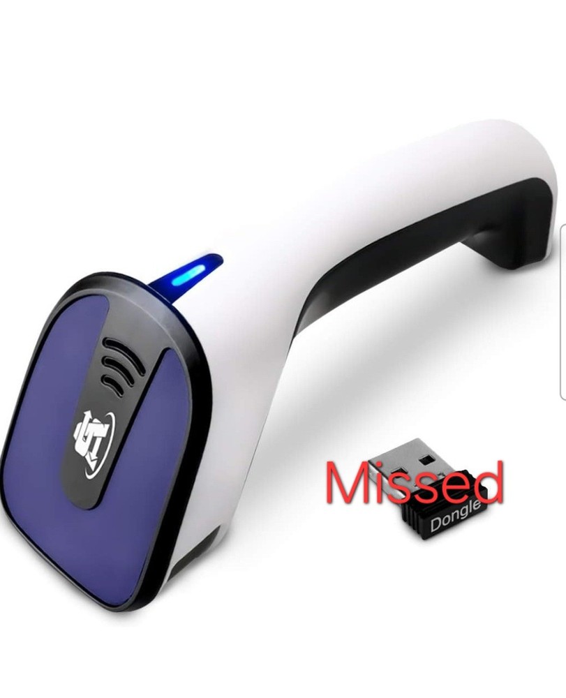 1D/2D Wireless Bluetooth Barcode Scanner: 3-in-1 Handheld, USB QR Code Reader