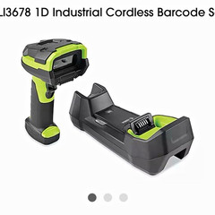 Zebra DS3678 Series LI3678 Cordless Barcode Scanner w/ STB3678 Cradle Charger