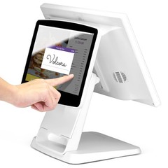 Retail and Restaurant POS Terminal Machine for Business, White, Hardware Only