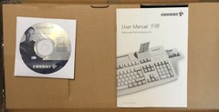 3 Cherry MY8000 PS/2Programmable Keyboard w/Built-In Card Reader G81-8950LPBCD-2