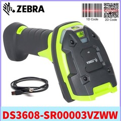 Zebra DS3608-SR00003VZWW 1D 2D Handheld Barcode Scanner Reader With USB Cable