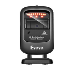 Eyoyo 2D Desktop Barcode Scanner Automatic Image Scan USB Wired Platform Scanner