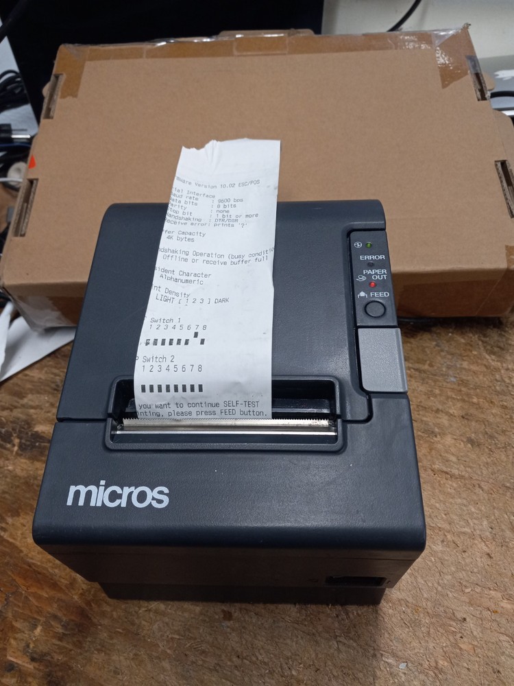 Epson TM-T88IV POS Receipt Printer Model: M129H NO AC ADAPTER