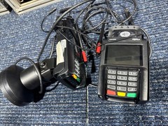 2 Ingenico Lane/5000 Credit Card Payment Terminal &Stylus w/USB. Nó Adapter.