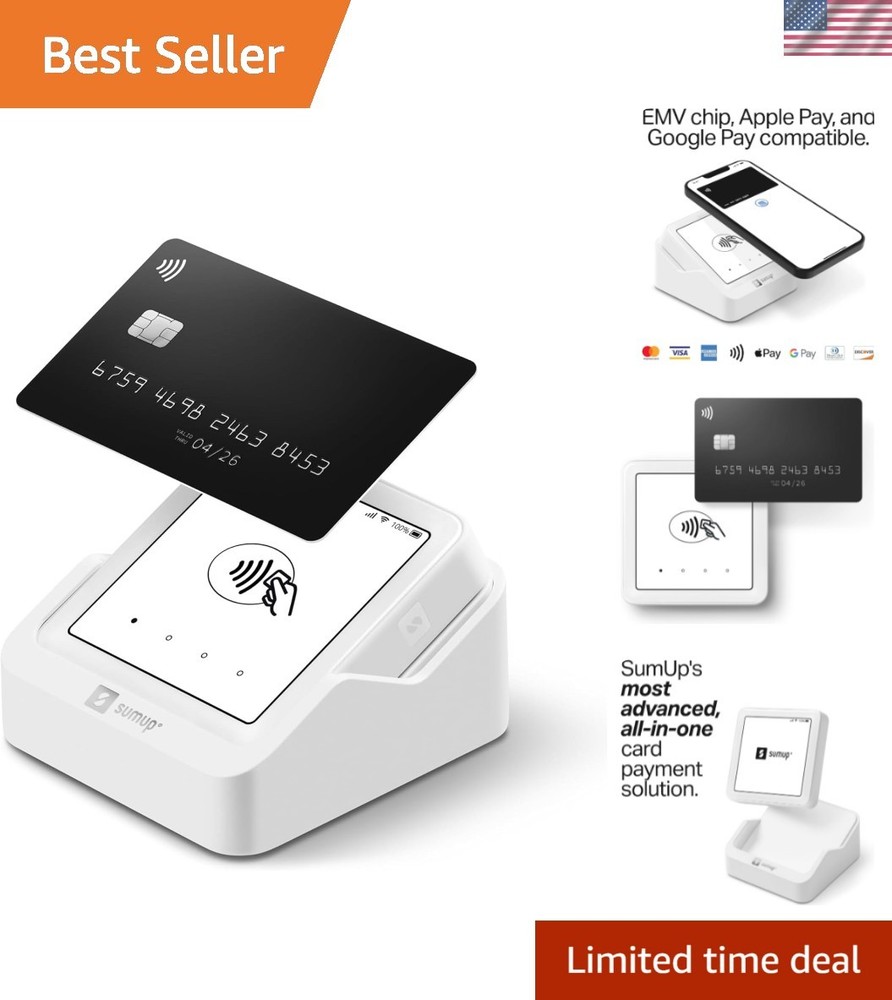 Solo Card Reader with OLED Display & Mobile Data—Perfect for Pop-Up Businesses