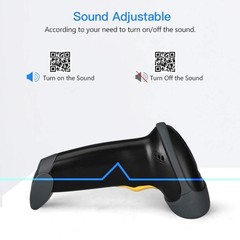 Handheld USB 2D Barcode Scanner – Wired QR Code Reader for POS, Retail & Warehou