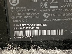 Zebra RFD2000 UHF RFID Barcode Reader Sled For Zebra TC20 Scanner w/Cradle