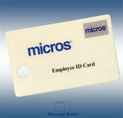 300 Genuine Micros Oracle Magnetic Stripe Employee Swipe ID Cards