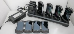 Lot 8 Zebra Symbol TC70 Barcode Scanner TC700H-KC11ES-01 Android+Charger Station