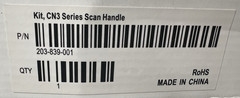 (LOT OF 2) Intermec CN3 Mobile Computer Scanner Pistol Grip Handle 203-839-001