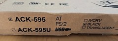1 PCS NEW fit for Advantech Compact Keyboard 88 Keys ACK-595 Black Vintage 2002