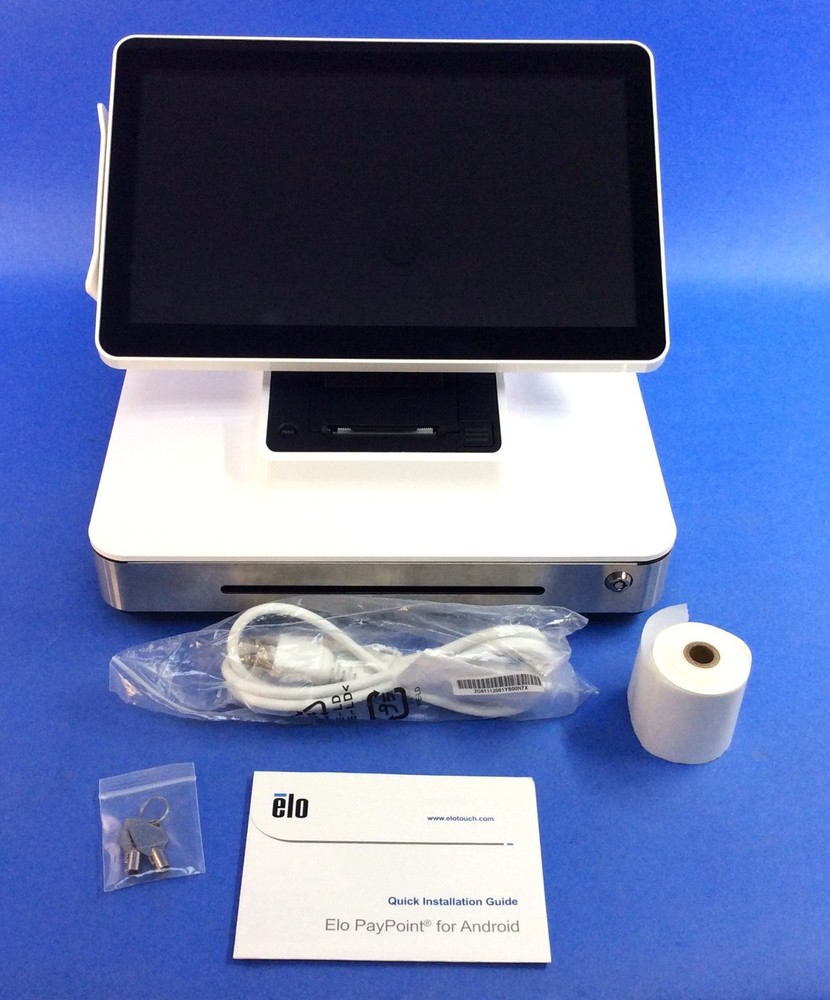 ELO Paypoint All-in-One POS System for Android ESY13P1-2UNB-0-AN-WH 13&Prime; – Refurb