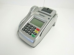 First Data FD200ti Credit Card and Check Reading Terminal No AC Adapter 22-5