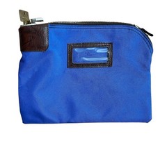 MMF Industries Seven Pin Locking Deposit Bag (11&Prime; x 8&Prime;) Blue