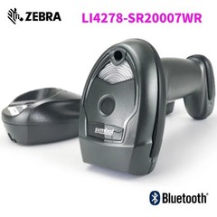 Zebra LI4278-SR20007WR Wireless Bluetooth Barcode Scanner with Cradle USB Cable