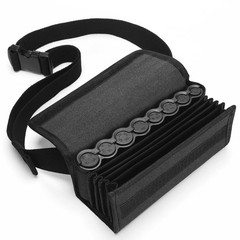 Euro Coin Holder Fanny Pack Waiter Purse Organizer Storage Bag Belt Black