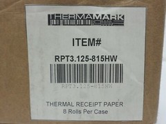Thermamark Wax/Resin Thermal Transfer Ribbon 3.125&Prime; X 815&Prime; 8/Case