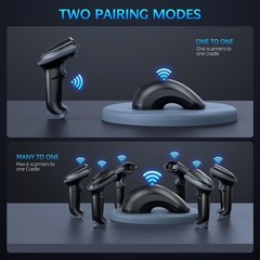 TMSL-55CR Bluetooth 1D/2D Barcode Scanner with USB Cradle