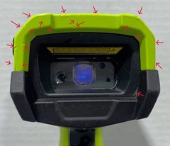 Zebra DS3608 DS3608-ER20003VZWW Handheld Wired Barcode Scanner NO Cable