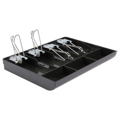 Cash Register Drawer, 4 Bill/3 Coin Market Storage Coin Register, Cash Money …