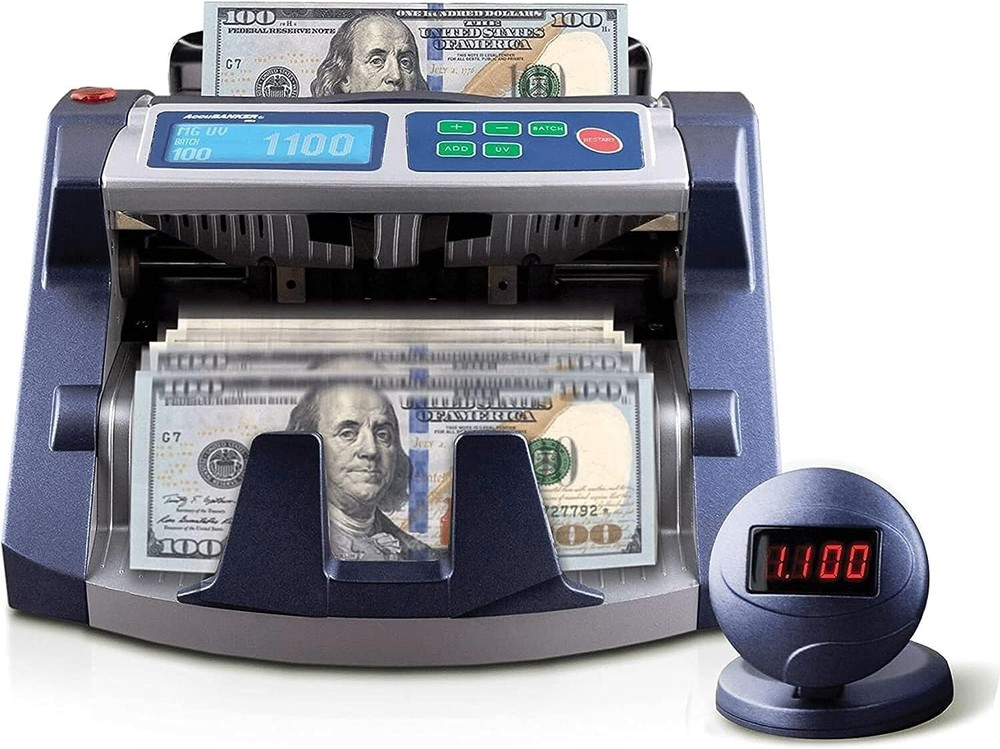 AccuBANKER AB1100PLUS Bill Counter Speed 1300/Min w/UV Counterfeit Detection, UL